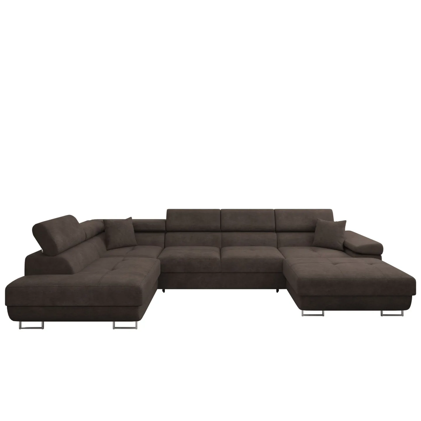 Gabina 5-sits U-formad bäddsoffa med divan och schäslong - Lumo 40
