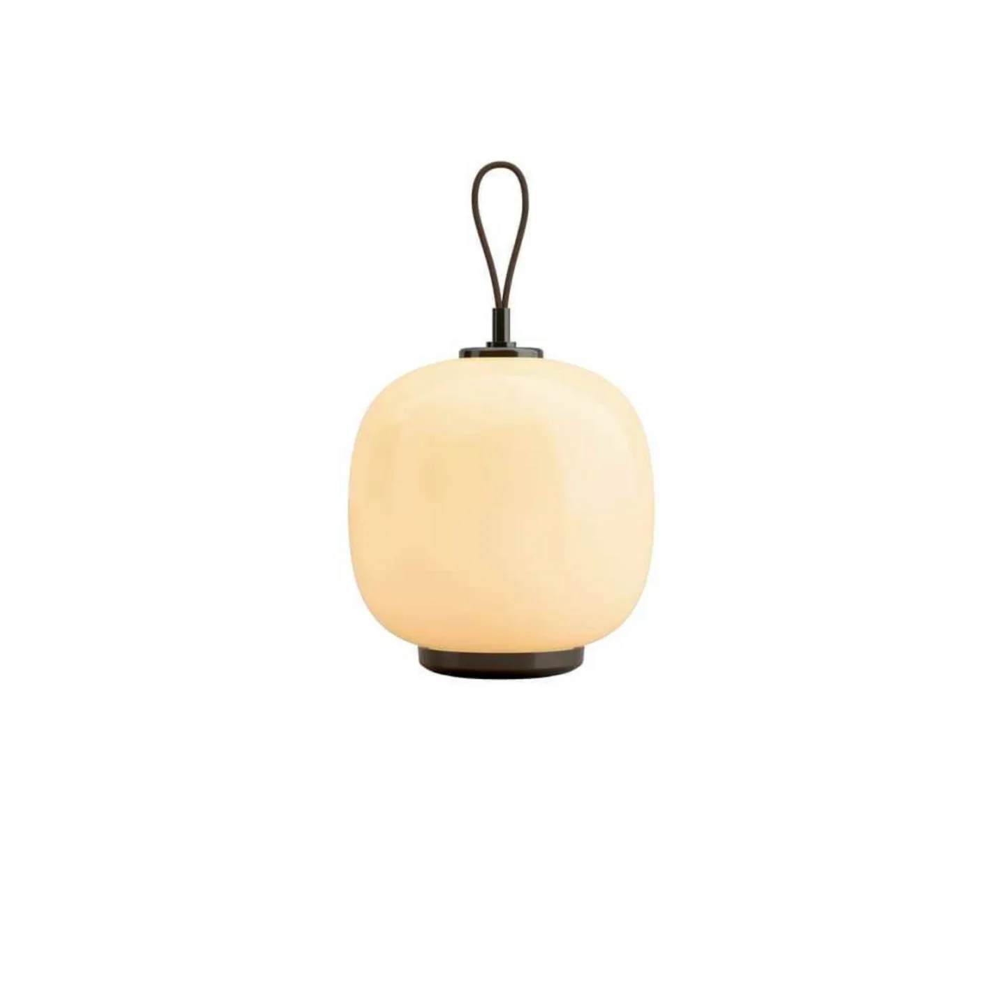 Louis Poulsen VL45 Radiohus portabel Leuchte Ø17,5 cm Brass-pale yellow glass