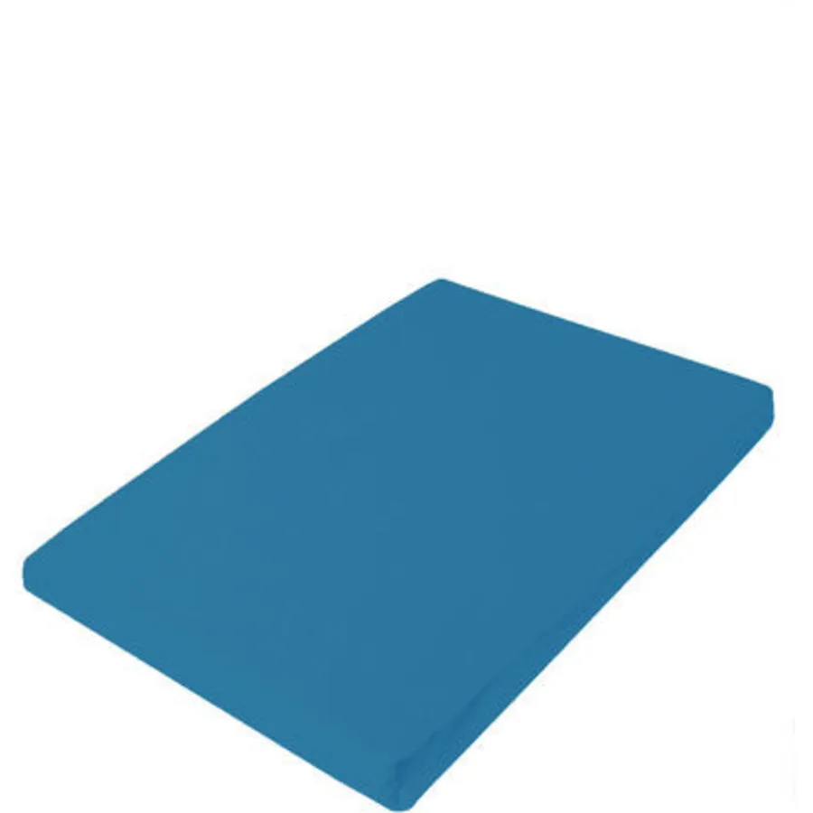 Living Home Fixleintuch Uni Seablue Baumwolle 140 x 200 cm