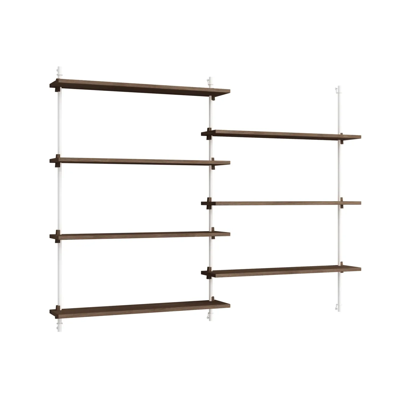 MOEBE Moebe wall shelving ws.115.2 Räuchereiche-weiß