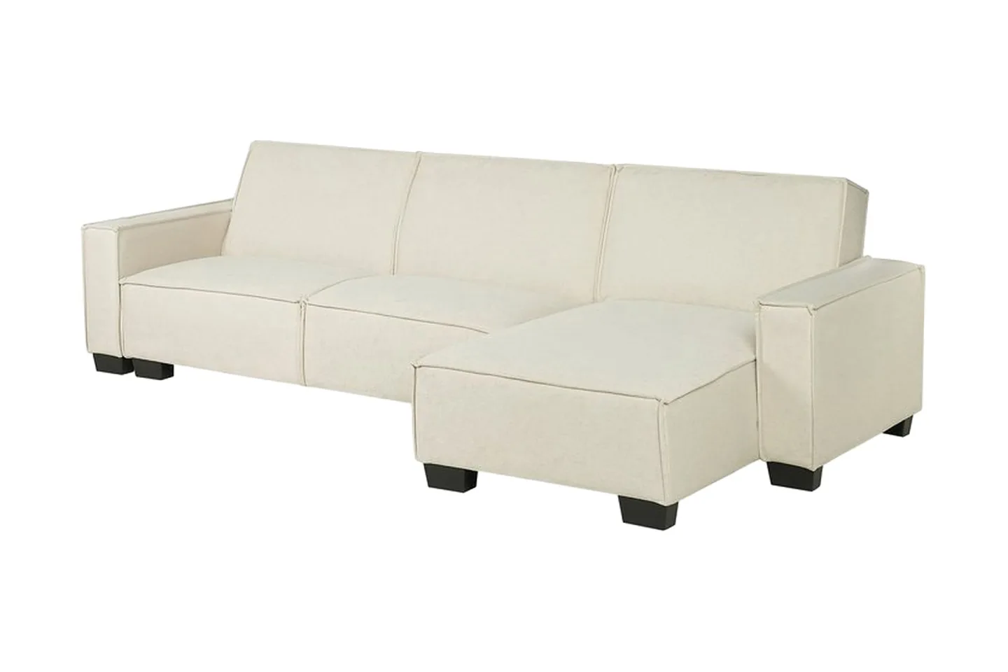 Halsnead Hörnbäddsoffa Vänster - Beige