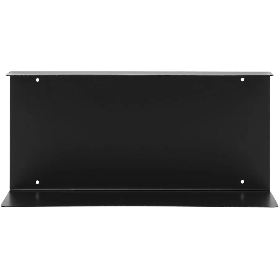 Wandtablar Pavilo Schwarz Stahl 40 cm 18 cm
