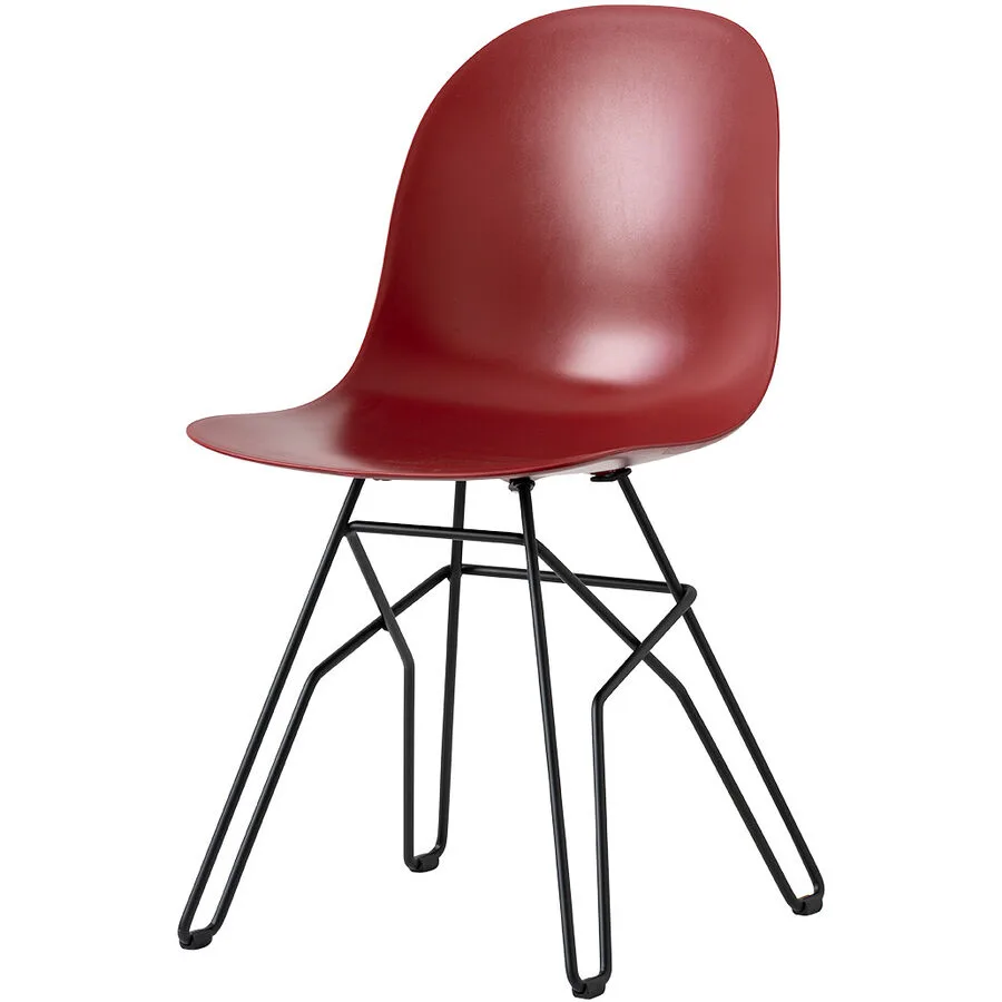 CONNUBIA Schalenstuhl 2er-Set Academy terracotta Metall B 51 cm
