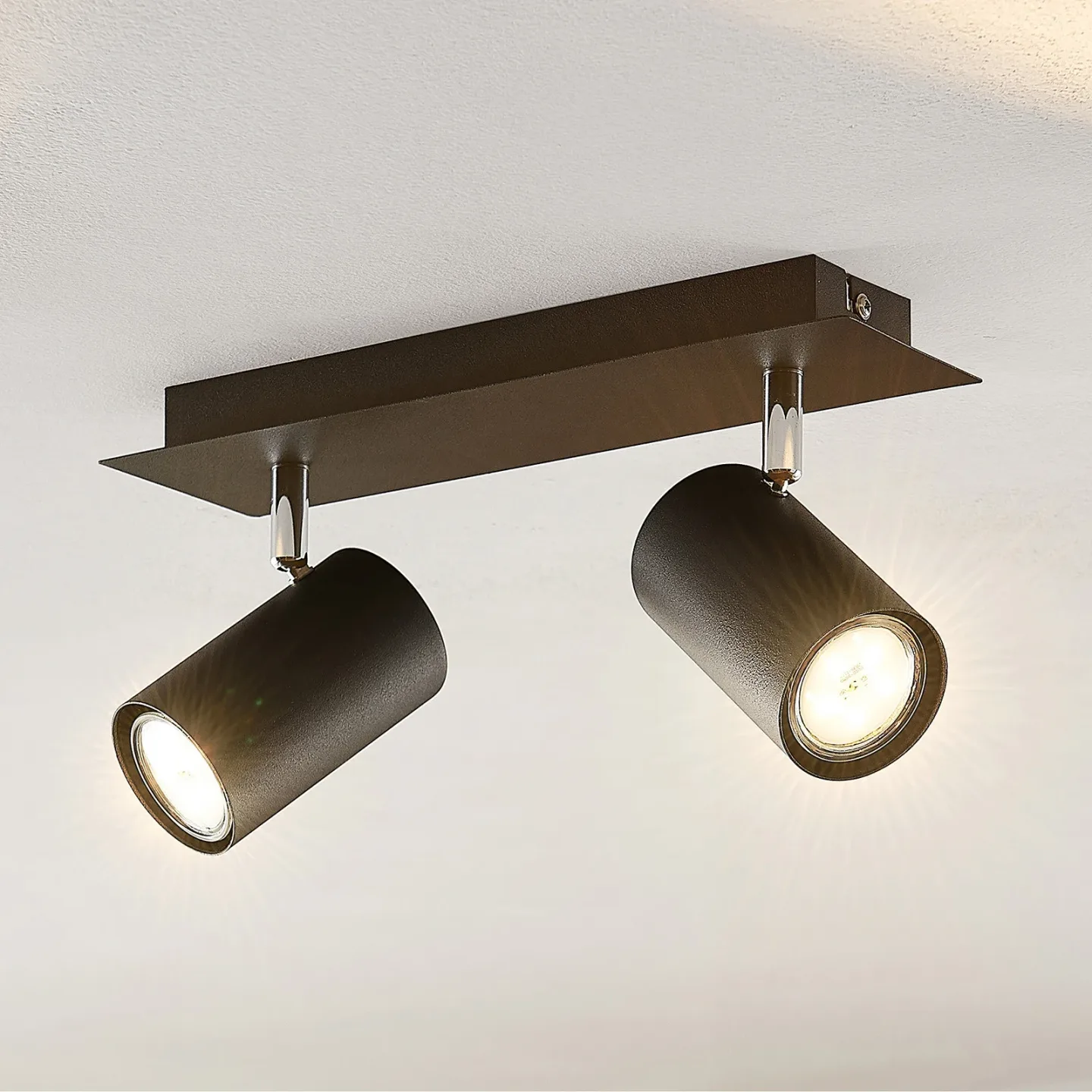 Joffrey 2 Deckenleuchte Black - Lindby - Wohnzimmer - Modern - Metall - Mehrflammig