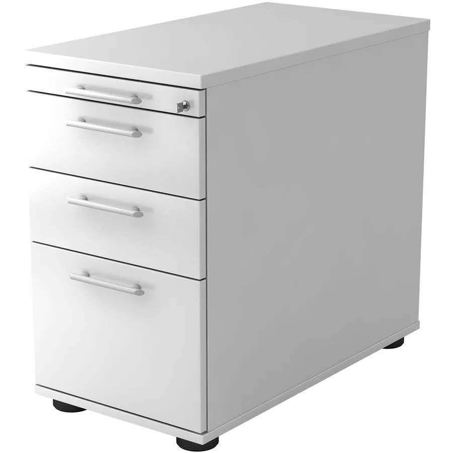 Standcontainer Office weiss Holzwerkstoff B 42.8 H 76 cm