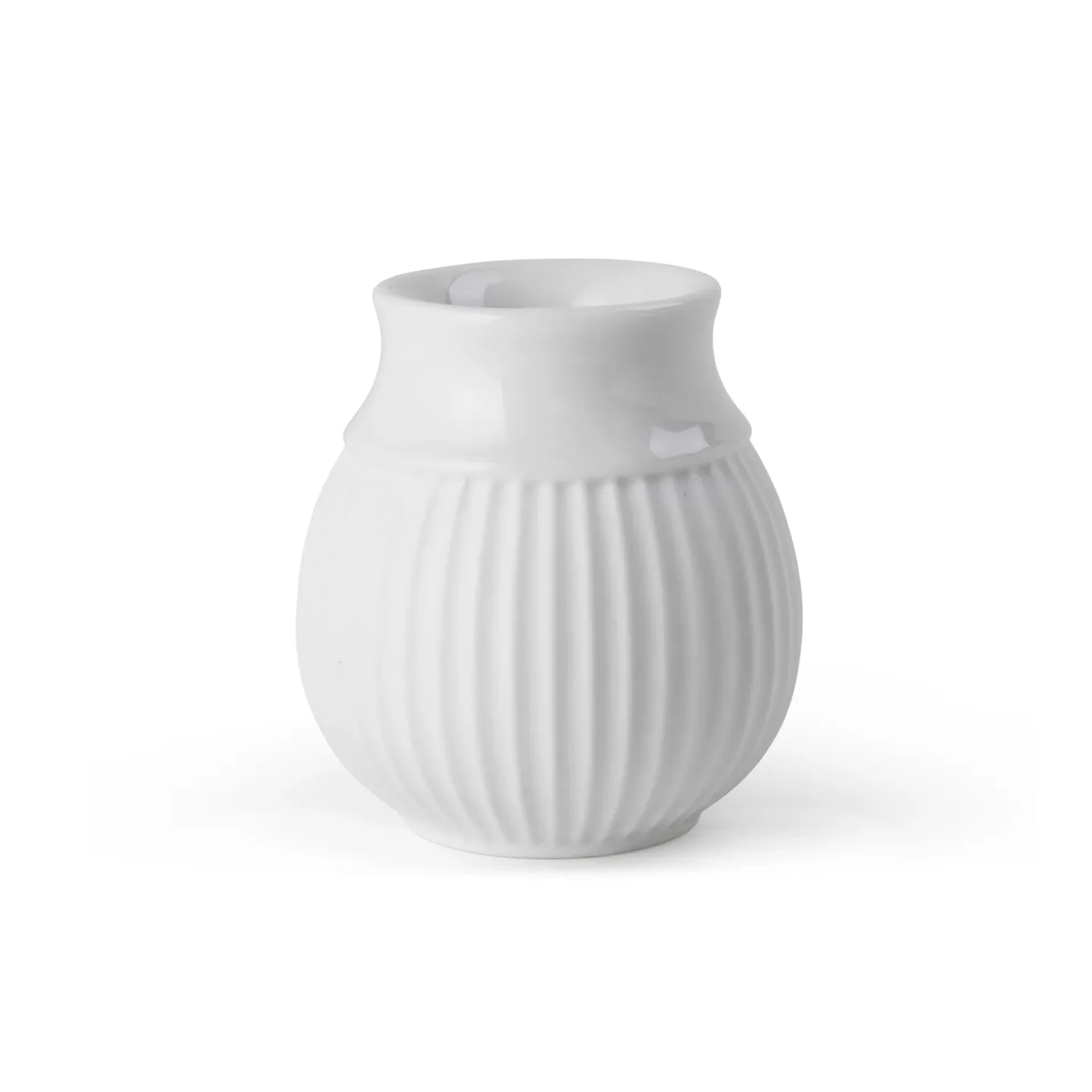 Lyngby Porcelæn Curve Kerzenhalter 7cm Weiß