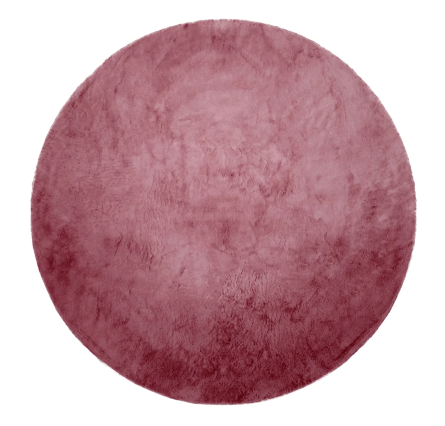 Runde tepper - Aranga Super Soft Fur (rose) (Størrelse: Ø 160 cm)