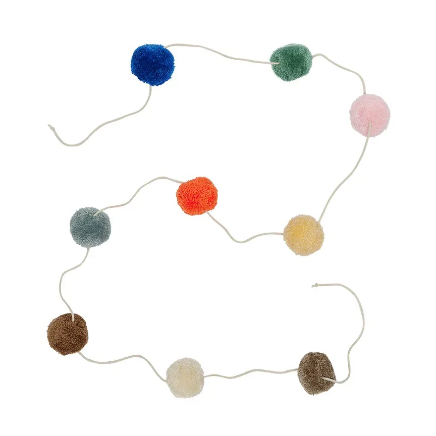 OYOY Pom Pom girlang 300 cm Multi