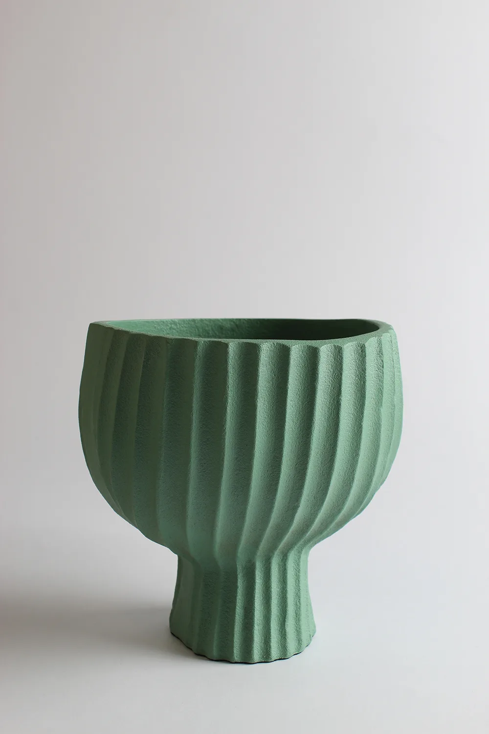 Potte - Liza (grønn) (Størrelse: 15 x 16 cm)