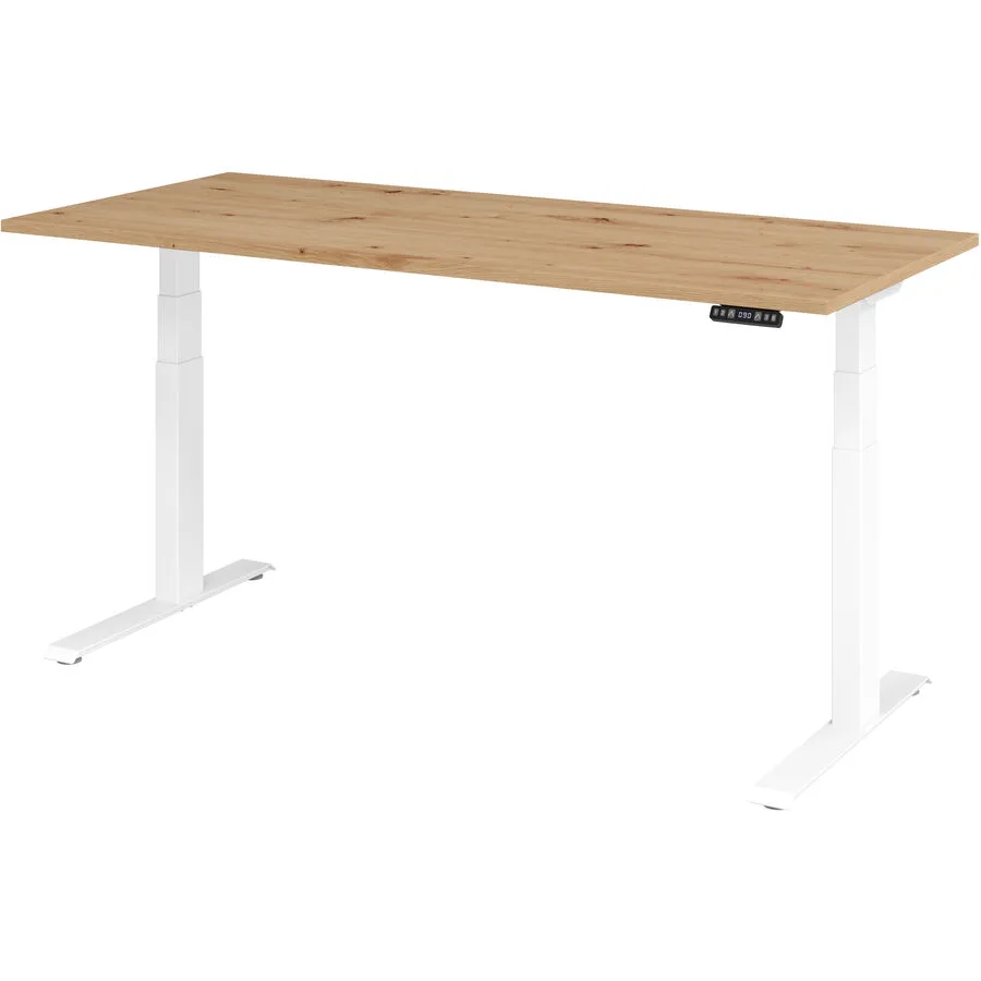 Schreibtisch Office Asteiche Holzwerkstoff B 180 T 80 cm