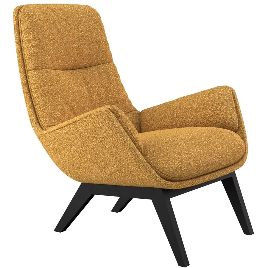 Sessel Halani senf Stoff B 93 T 84 H 95 cm