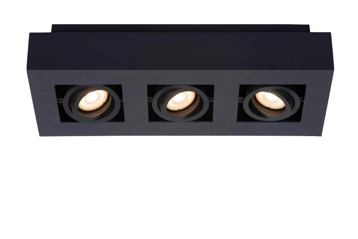 Lucide - Xirax 3 - Spotlight - Svart
