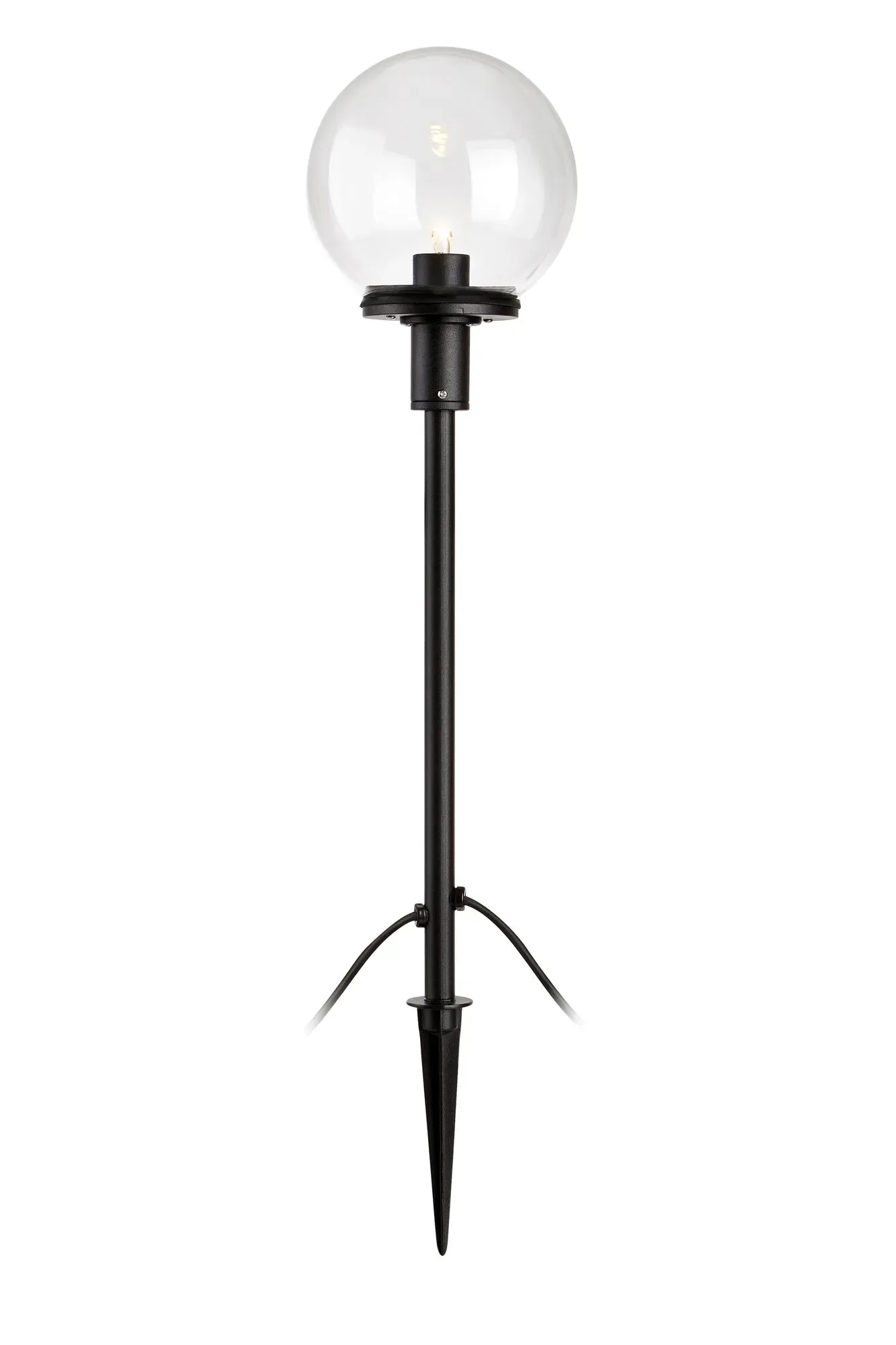 Garden 24 Poller Schwarz/Glas 50 cm