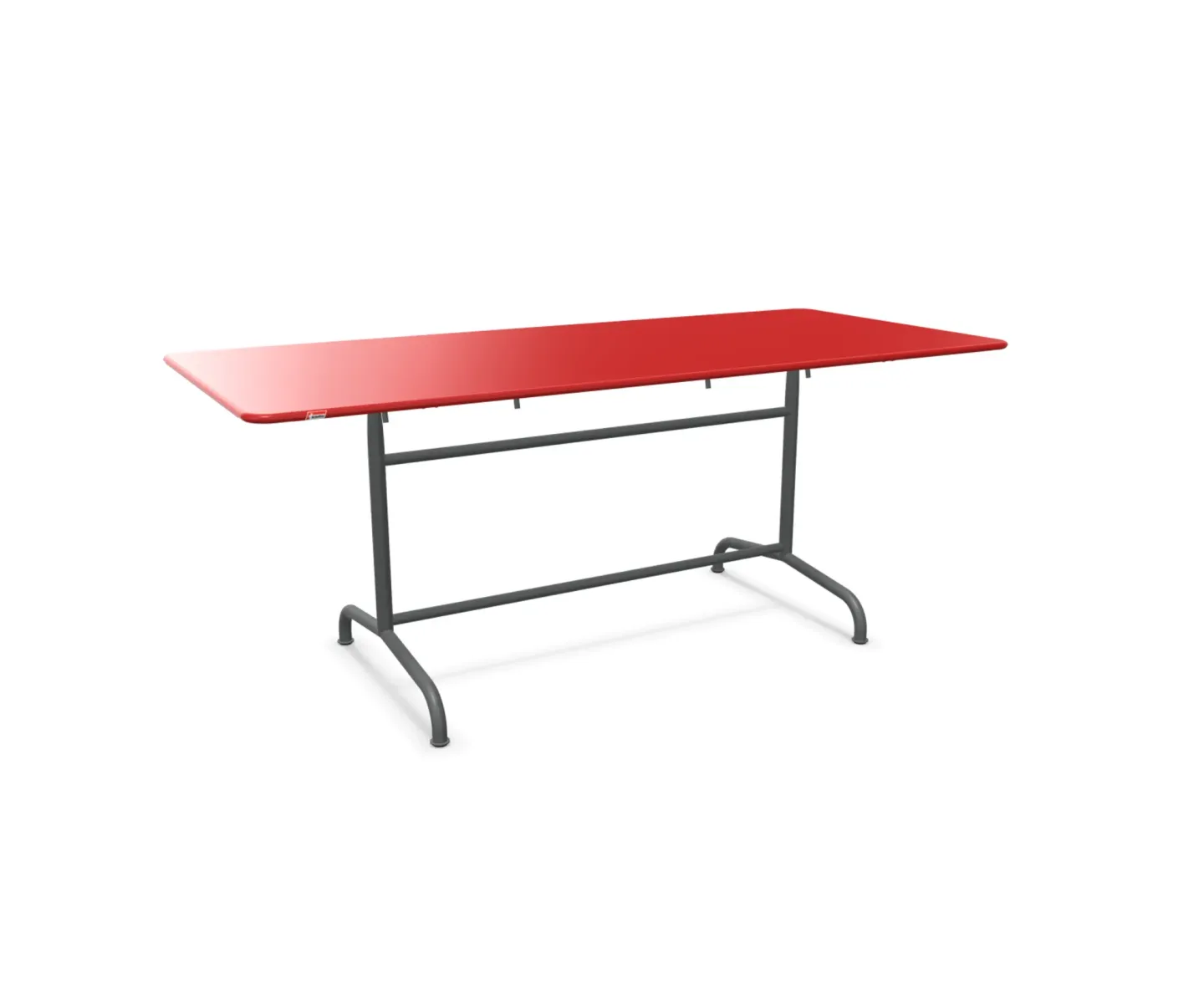 Schaffner Metall-Tisch Rigi Rot | Schubiger Möbel