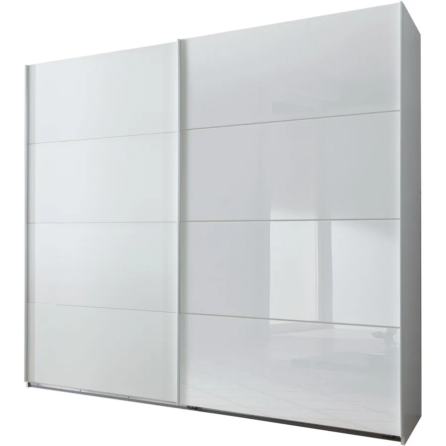 Kleiderschrank Litza weiss Holzwerkstoff B 225 cm