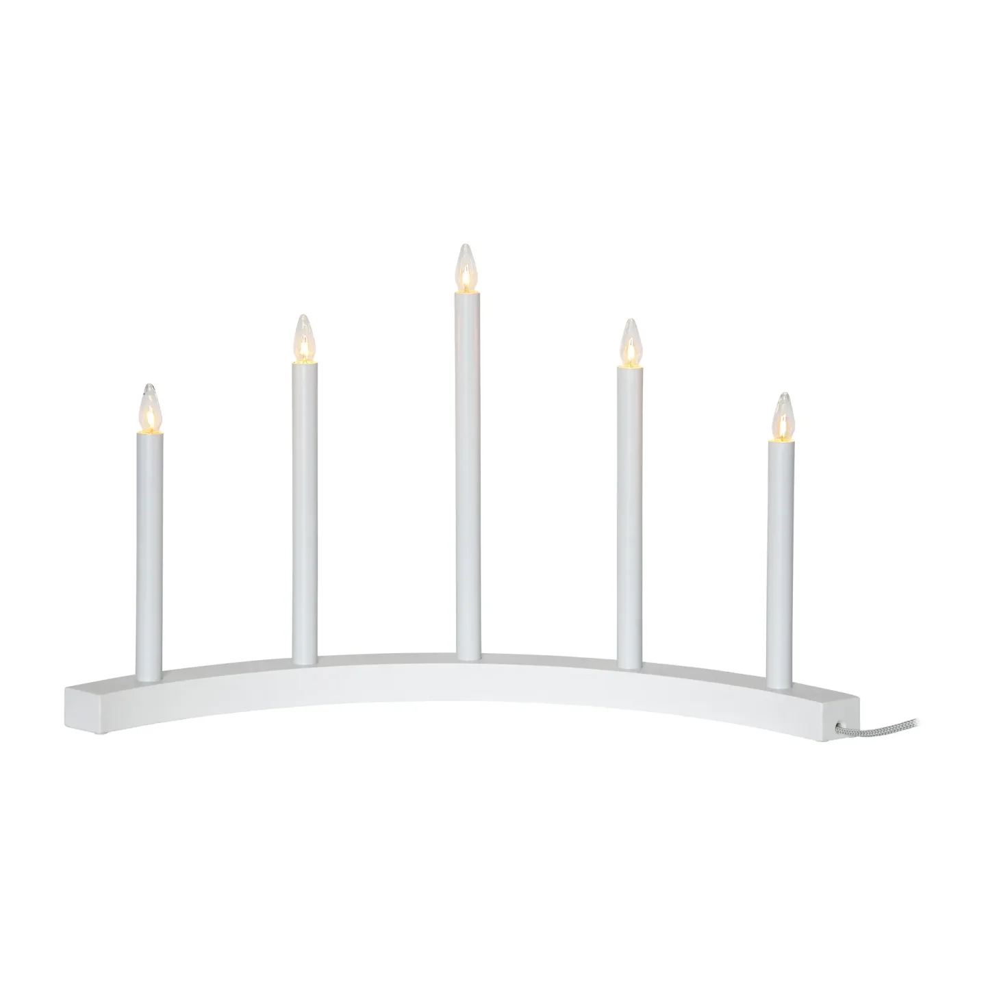Star Trading Accent adventsljusstake Vit