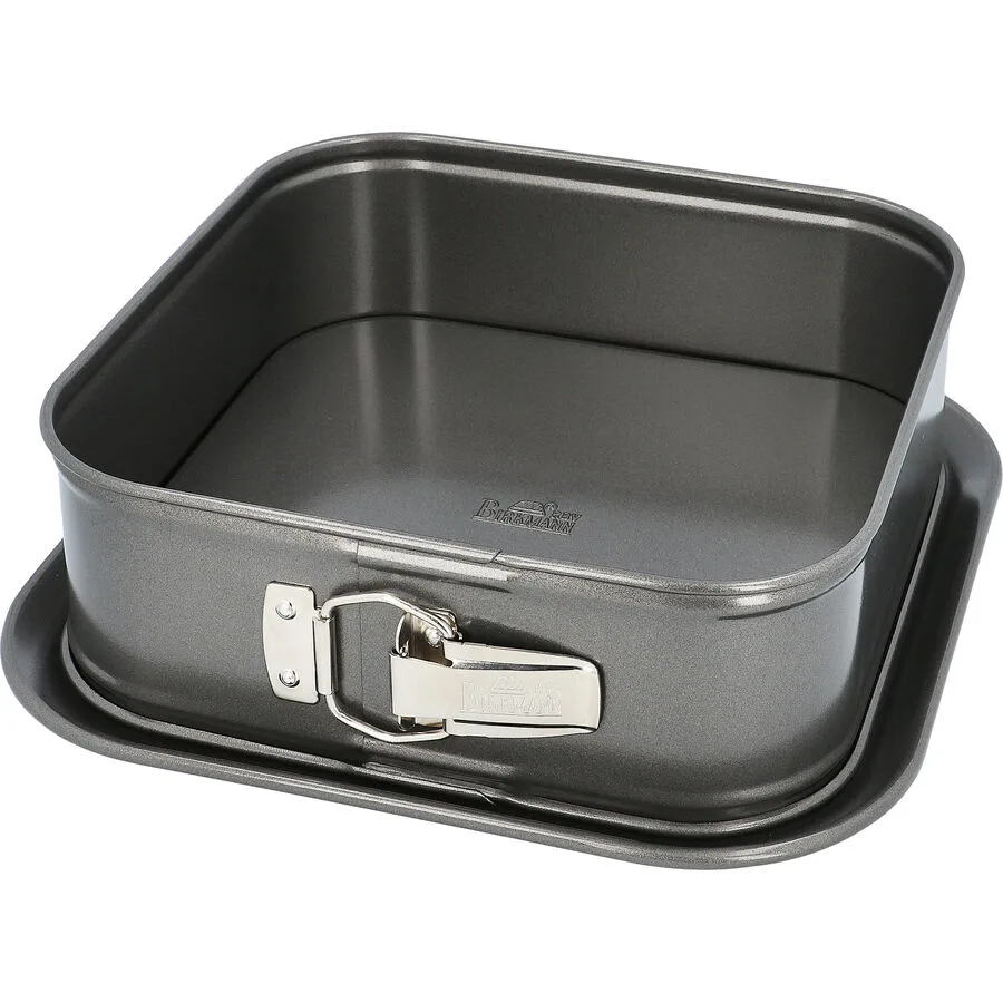 Springform Bake schwarz Carbon/Stahl Quadratisch B 24 cm