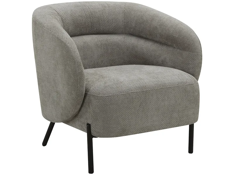 Sessel BALZAC Stoff grau