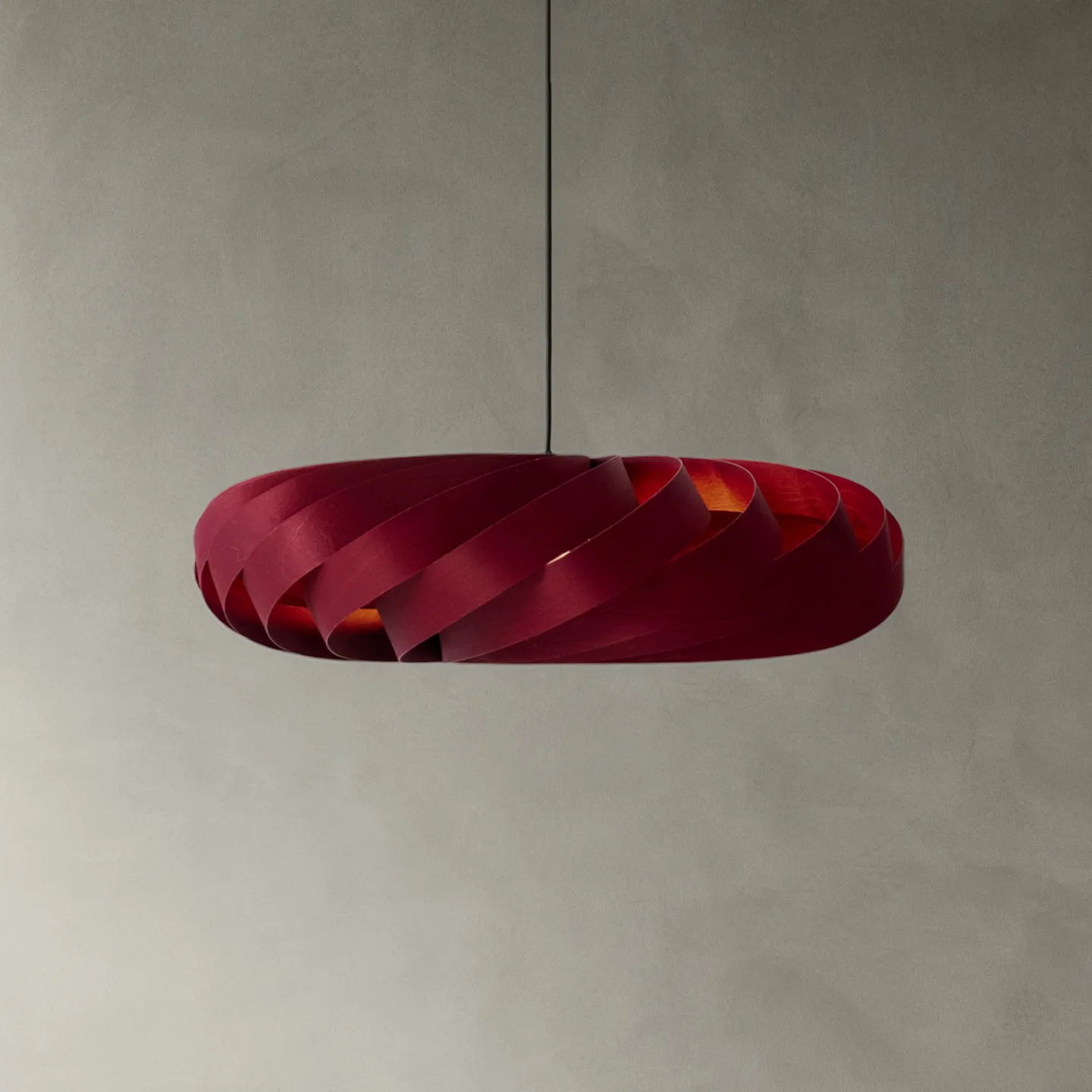 TR5 Taklampa Ø100 Birch Red - Tom Rossau - Vardagsrum - Trä