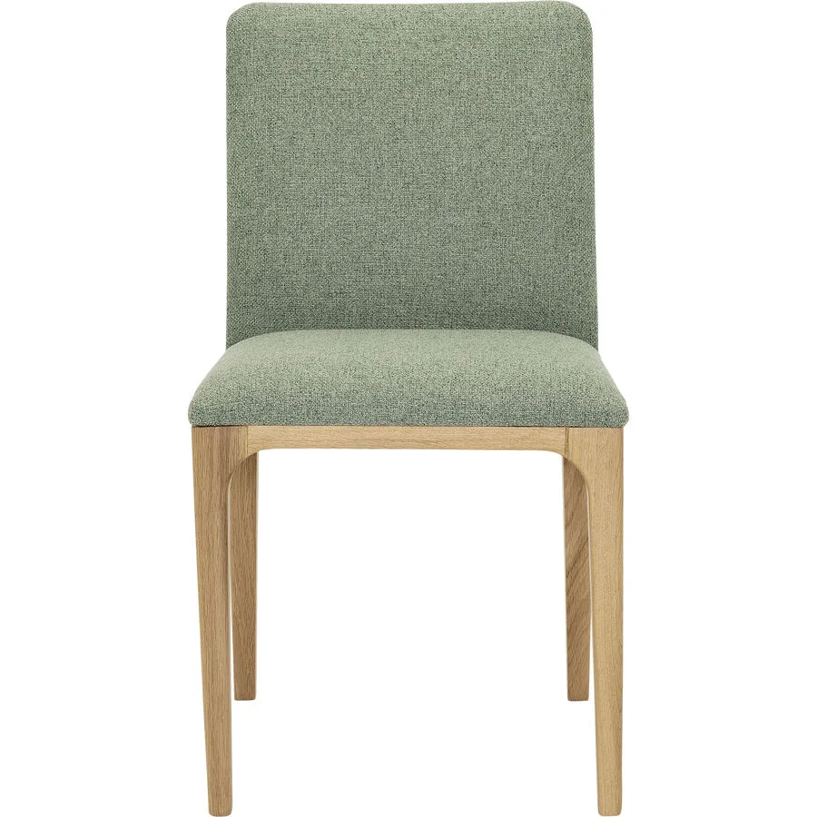 Stuhl Brindisi grün, braun Eiche massivholz, polyester Massivholz
