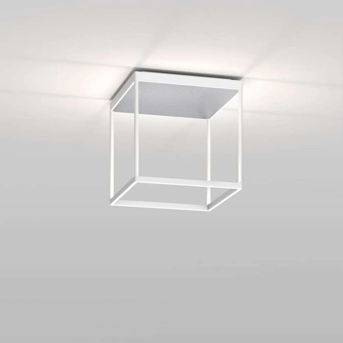 Reflex 2 LED-Deckenlampe 30 cm silber/weiß - Serien Lighting - Wohnzimmer - Aluminium