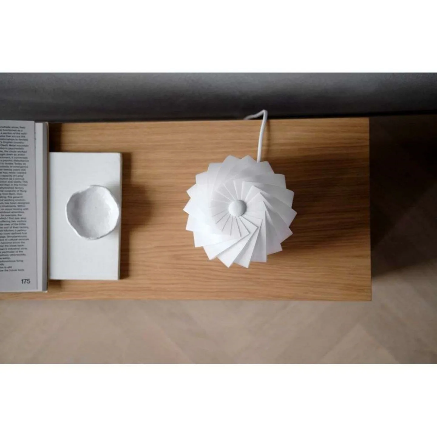 ST906 Tischleuchte Mini 18x19 White/Grey - Tom Rossau - Wohnzimmer - Kunststoff
