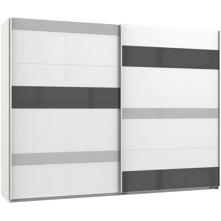 Kleiderschrank Capda weiss Holzwerkstoff B 270 cm