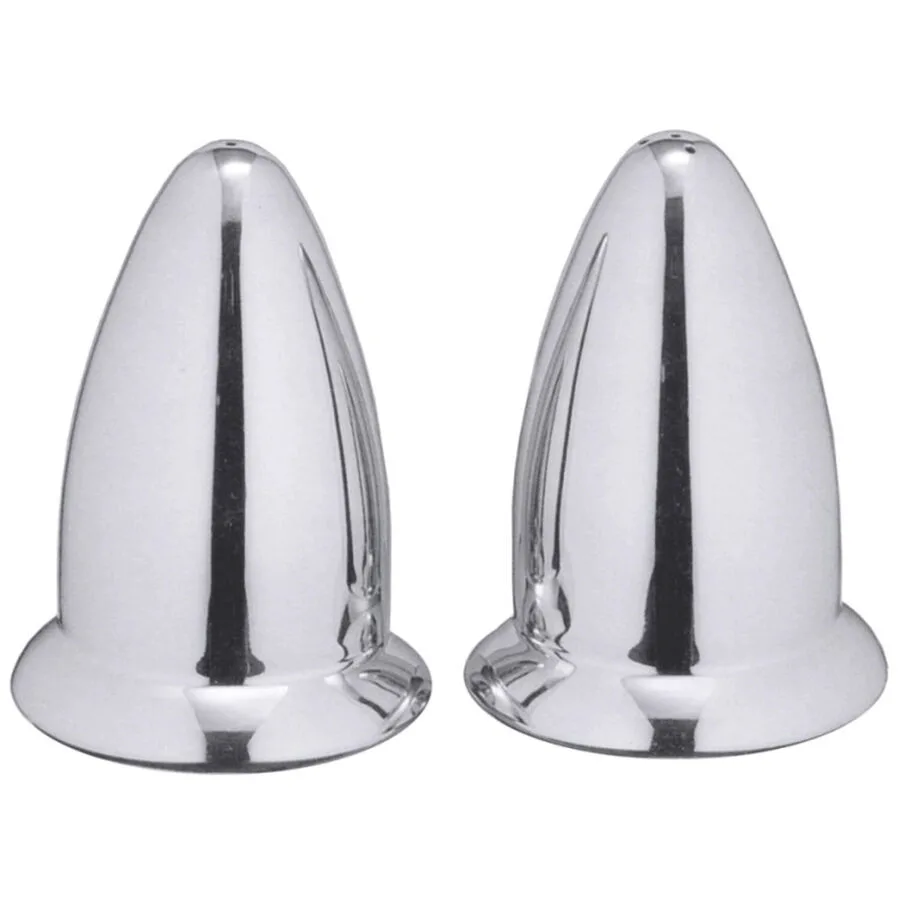 Salz Contacto Bander silber Edelstahl H 8.5 cm Set
