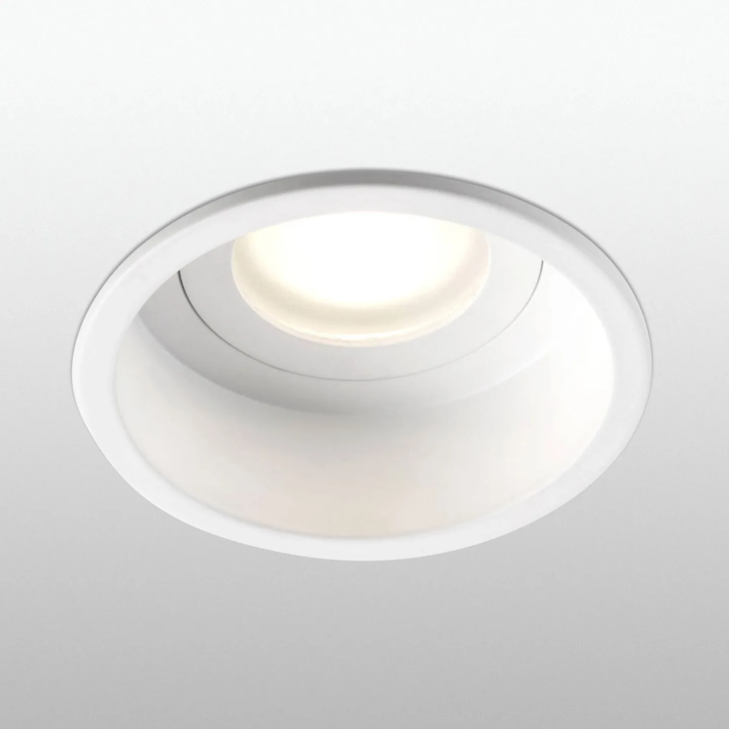 Hyde Einbauspot, weiß, Ø8,9 cm, IP44 - Faro FARO BARCELONA - Flurbereich - Modern - Metall - Rund