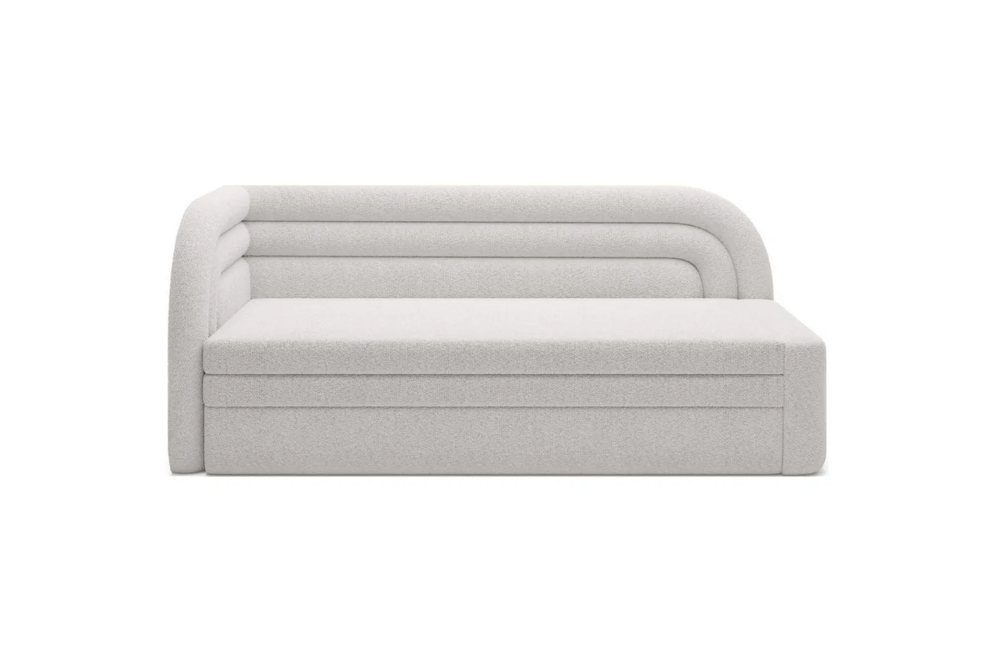 Soffa Eltap Fabillo 223x86x80 cm - Royal 01, Vit, Vänster