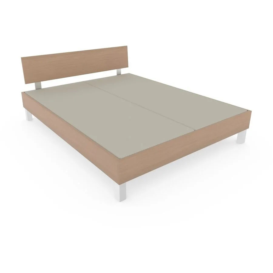 Bett Window eiche Holzwerkstoff Massivholz 160 x 200 cm