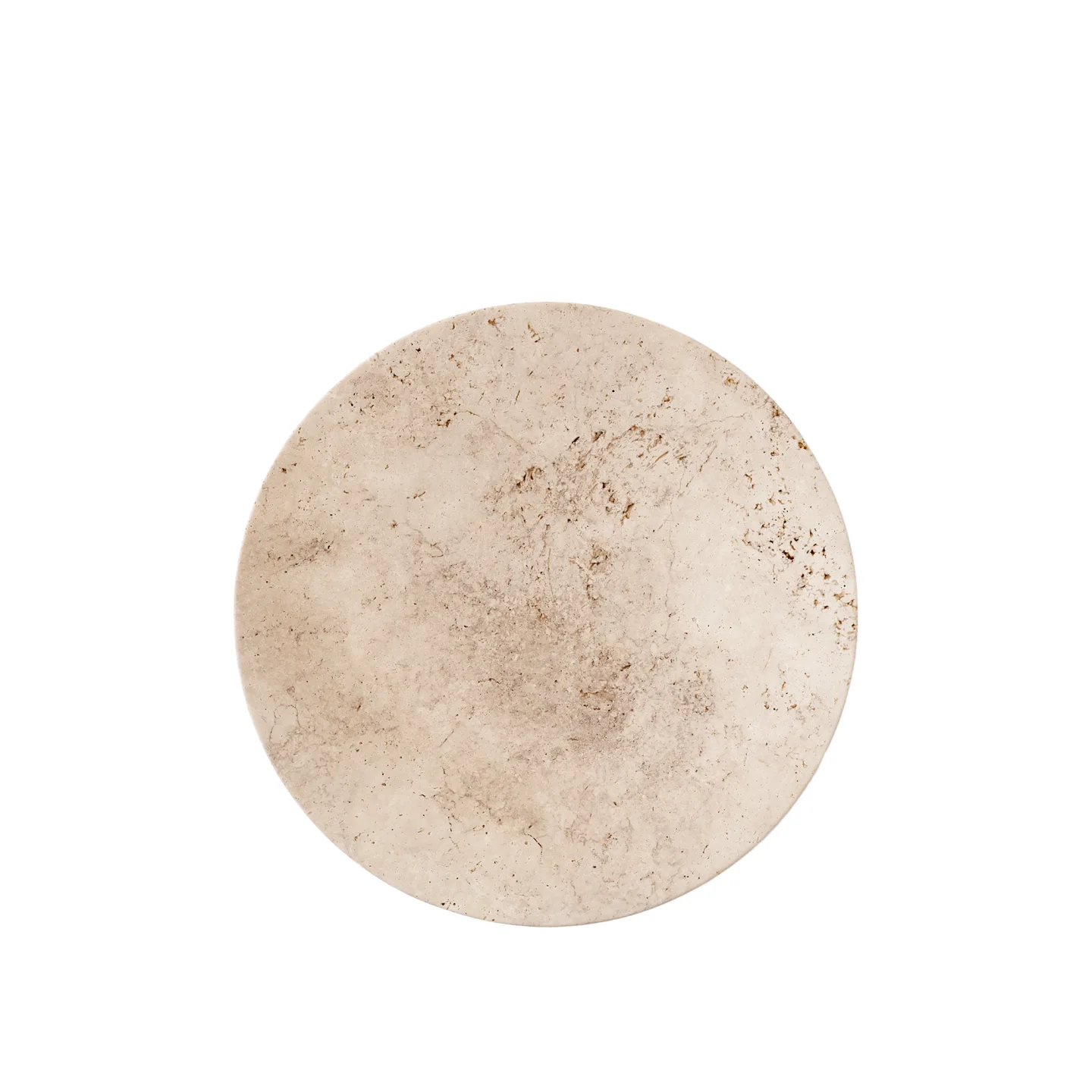&Tradition - Collect Travertine Plate SC55 Beige - Uppläggningsfat - Space Copenhagen - Beige