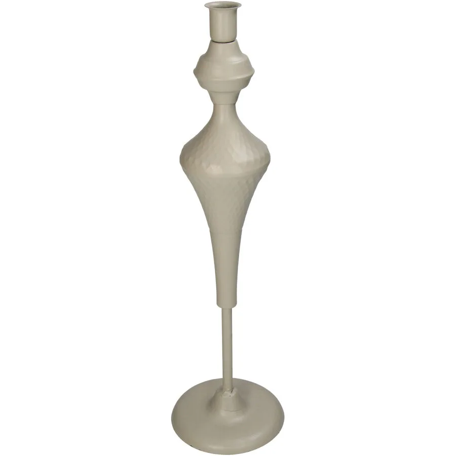 Kerzenständer Kaars elfenbein Metall H 42.5 cm 1
