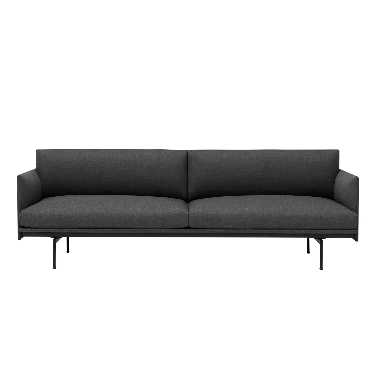 Muuto - Outline Sofa 3-seater, Remix 163 - Soffor - Anderssen & Voll - Grå