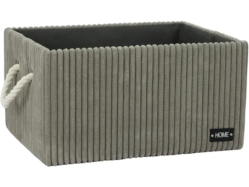 Aufbewahrungskorb HAMPER grau 28.5x38.5x20cm