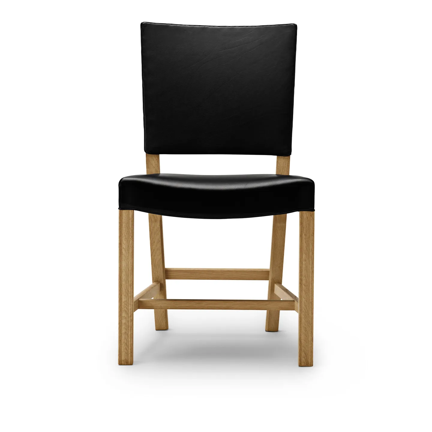 Carl Hansen - KK39490 The Red Chair Small Oak Soap Sif 98 - Matstolar - Kaare Klint - Träfärgad - Trä