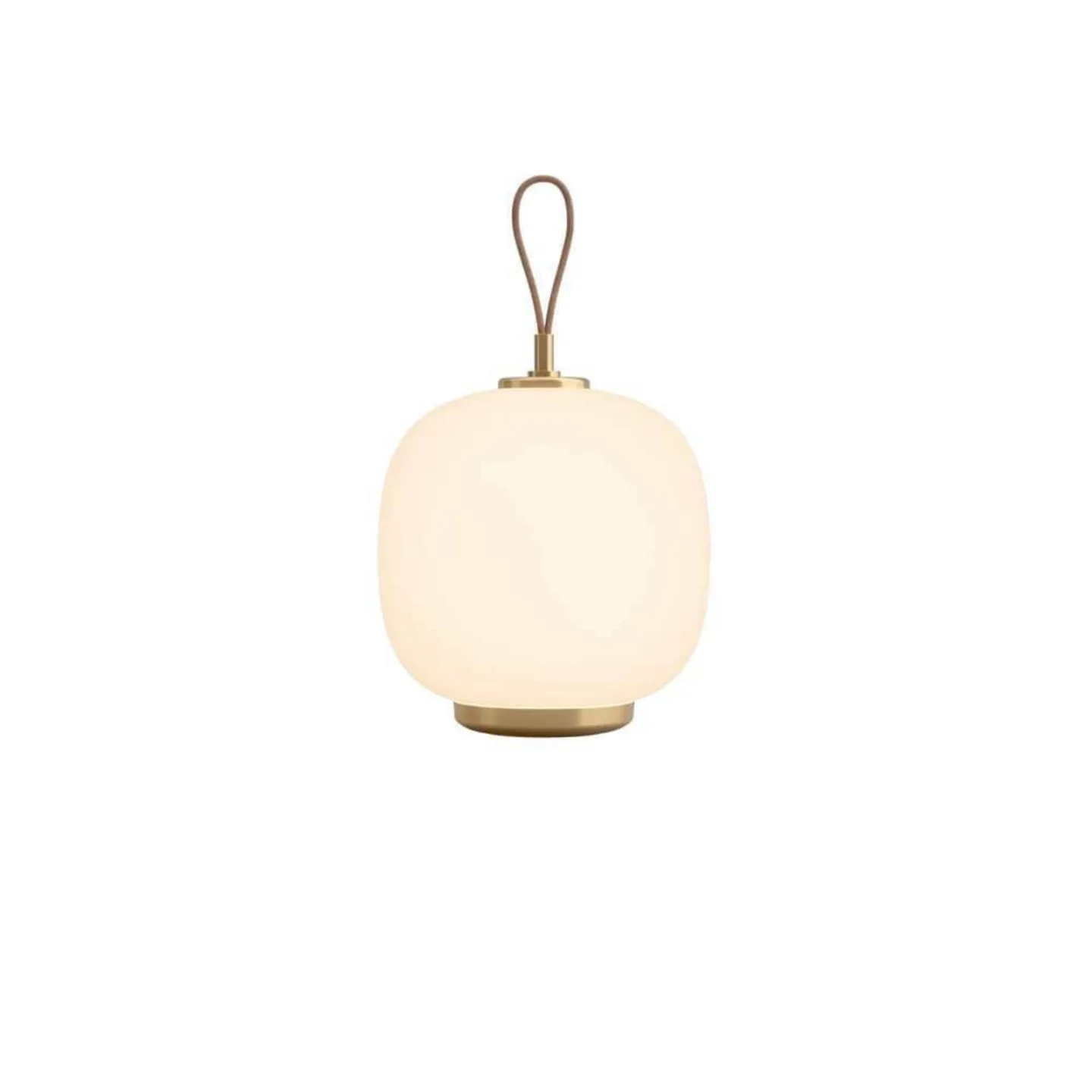 VL45 Radiohus batteridrevet bordlampe, messing/hvid - Louis Poulsen - Stue - Glas