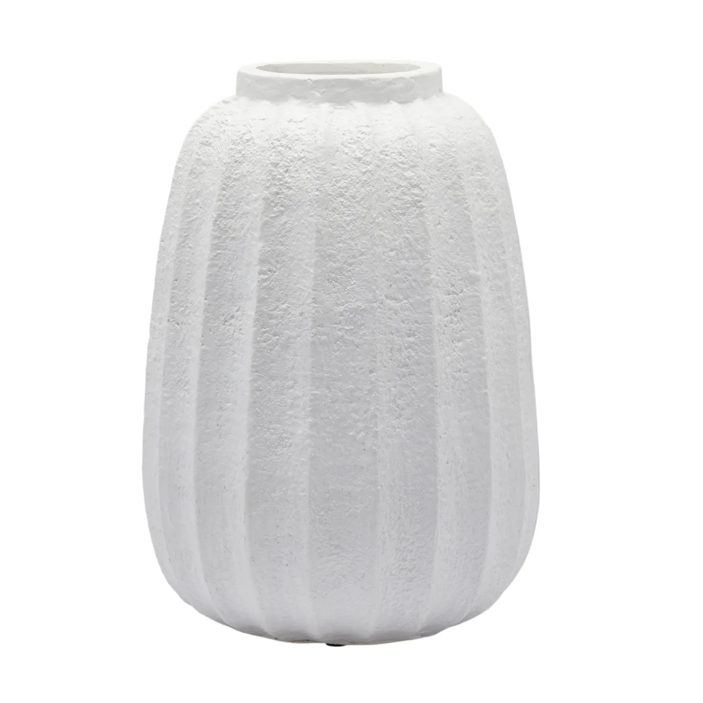 Edg Vase Rillen Keramik H: 50 cm | Schubiger Möbel