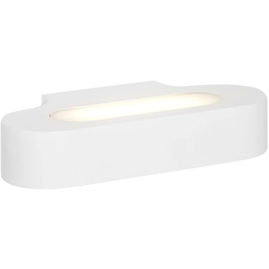 Designer-Wandlampe Artemide Talo dimmbar - Farbe: weiss - Material: Aluminium - LED - Lichtfarbe: Warmweiss - LED Energiesparlampen