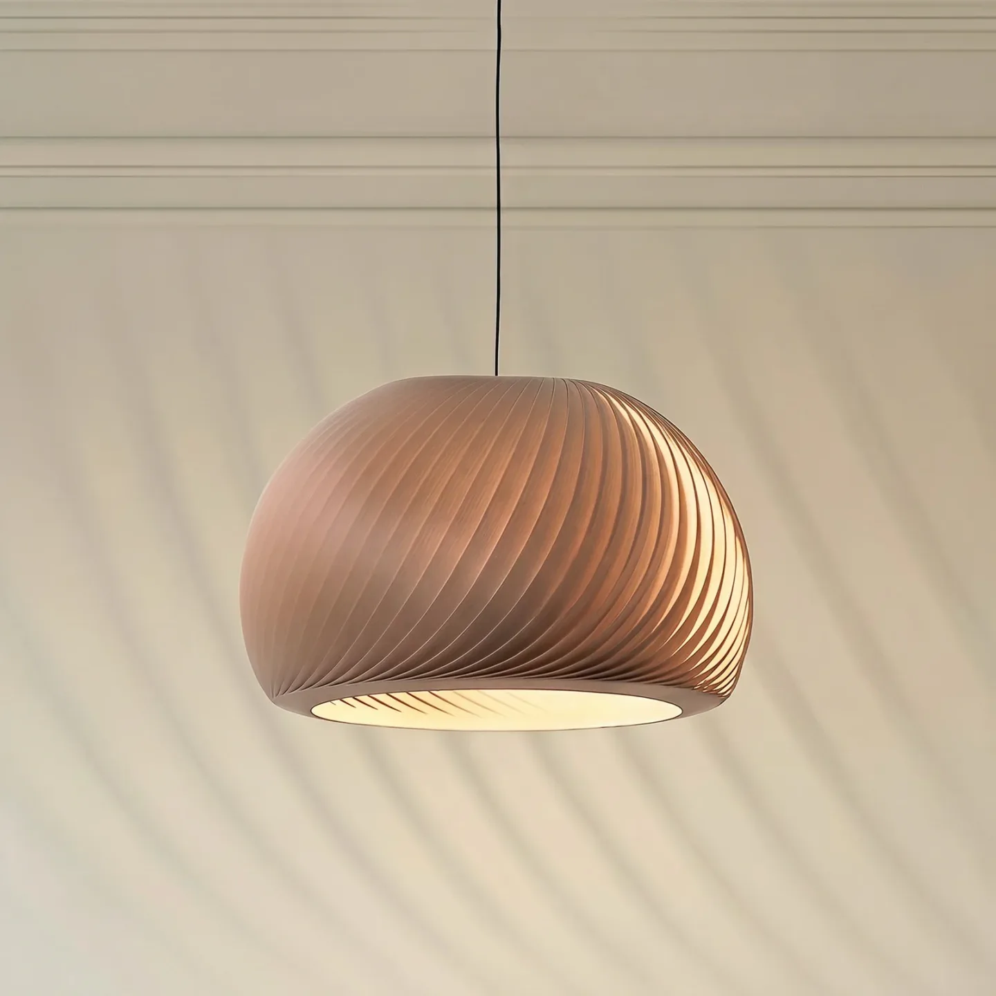 Janne Hängeleuchte, Buchenholz Ø 53 cm E27 - ALDEX - Esszimmer - Modern - Rund