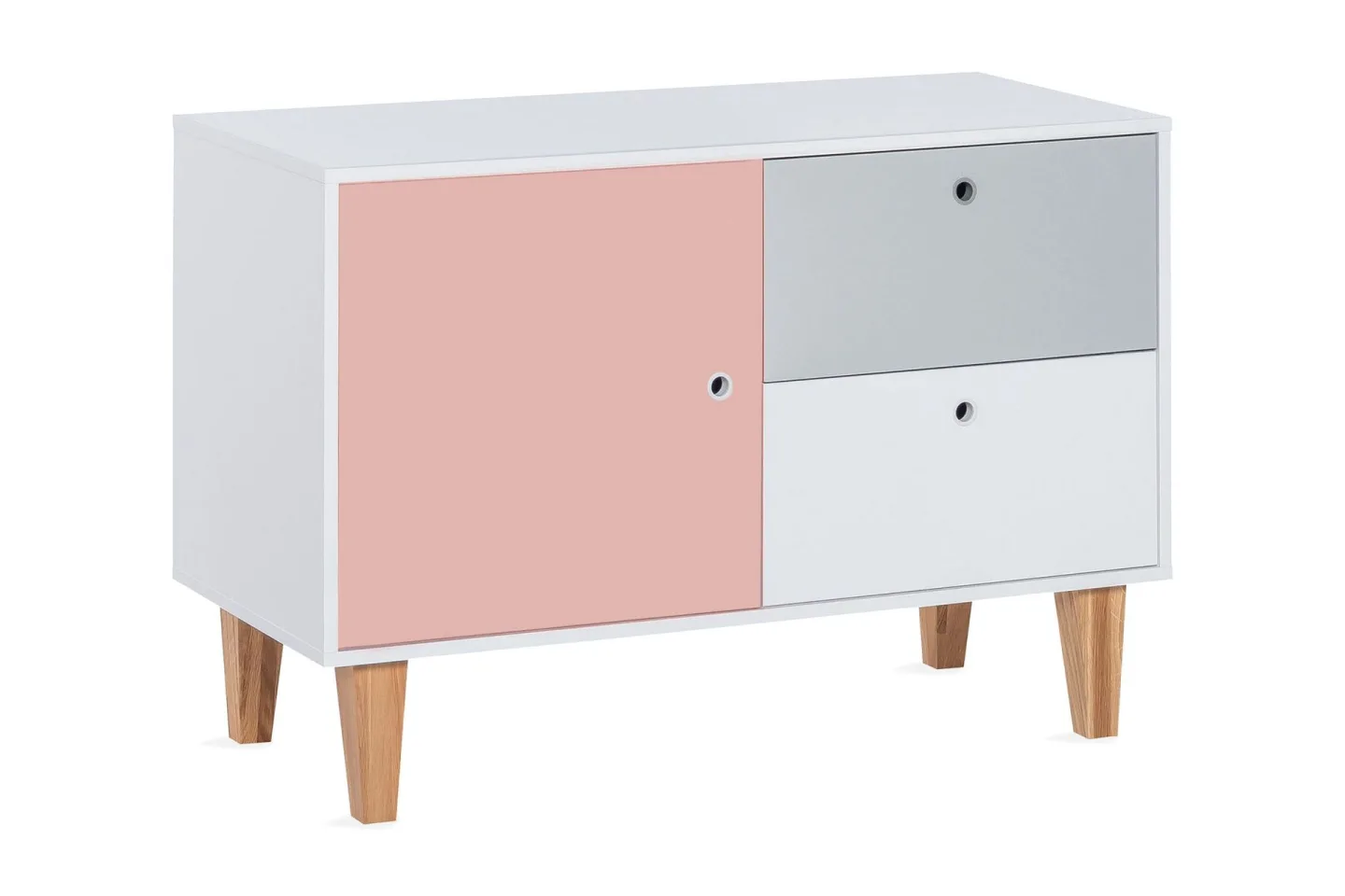 Concept Byrå Vit/Grå/Rosa - VOX