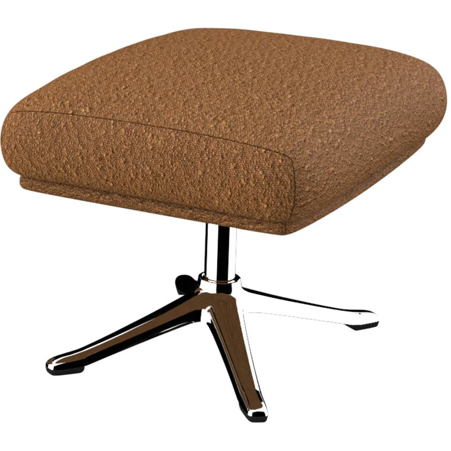 Hocker Halani caramel Stoff B 41 T 54 H 41 cm