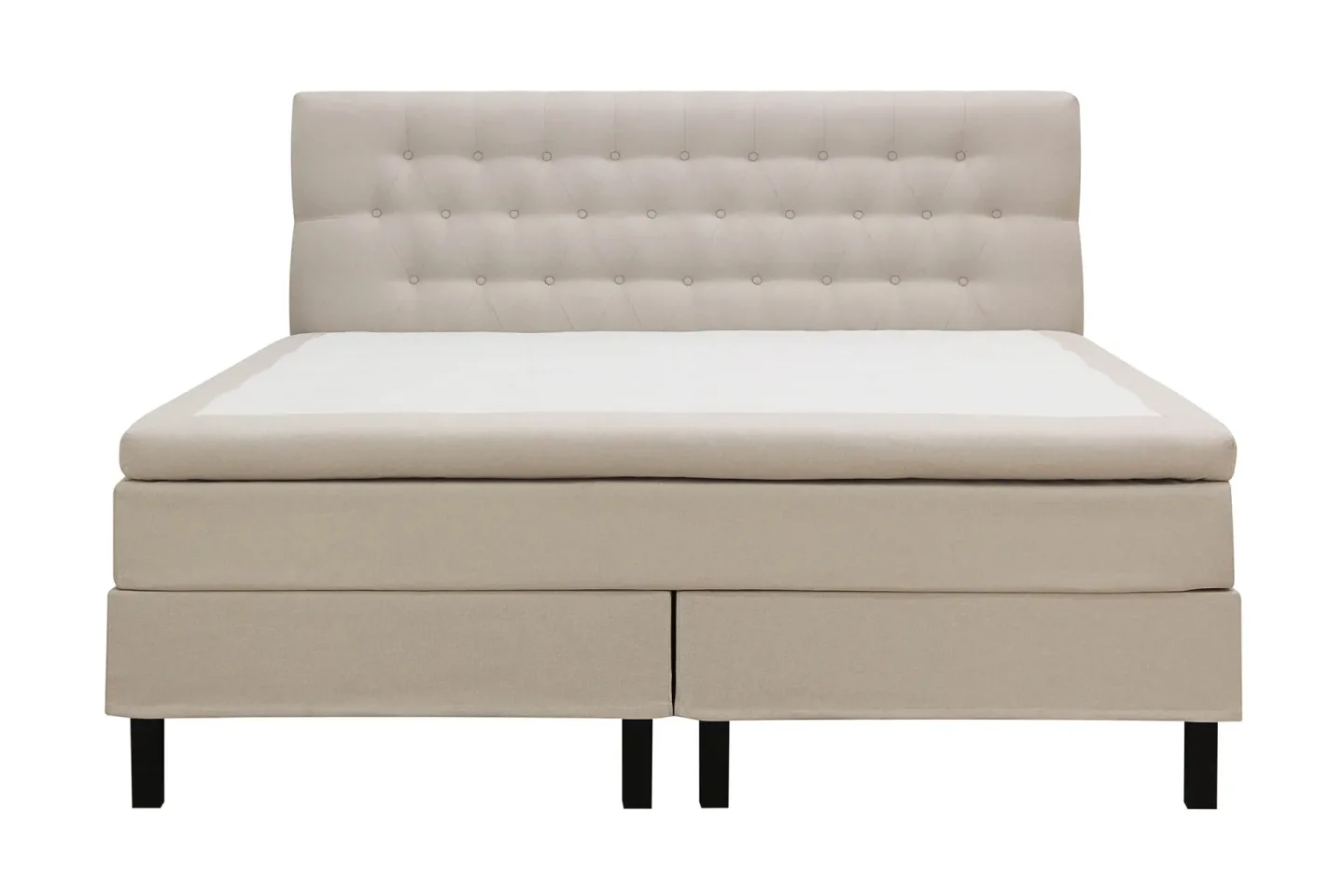 HVILA Classic Komplett Sängpaket 180x200 cm Kontinentalsäng med diamant sänggavel - Beige
