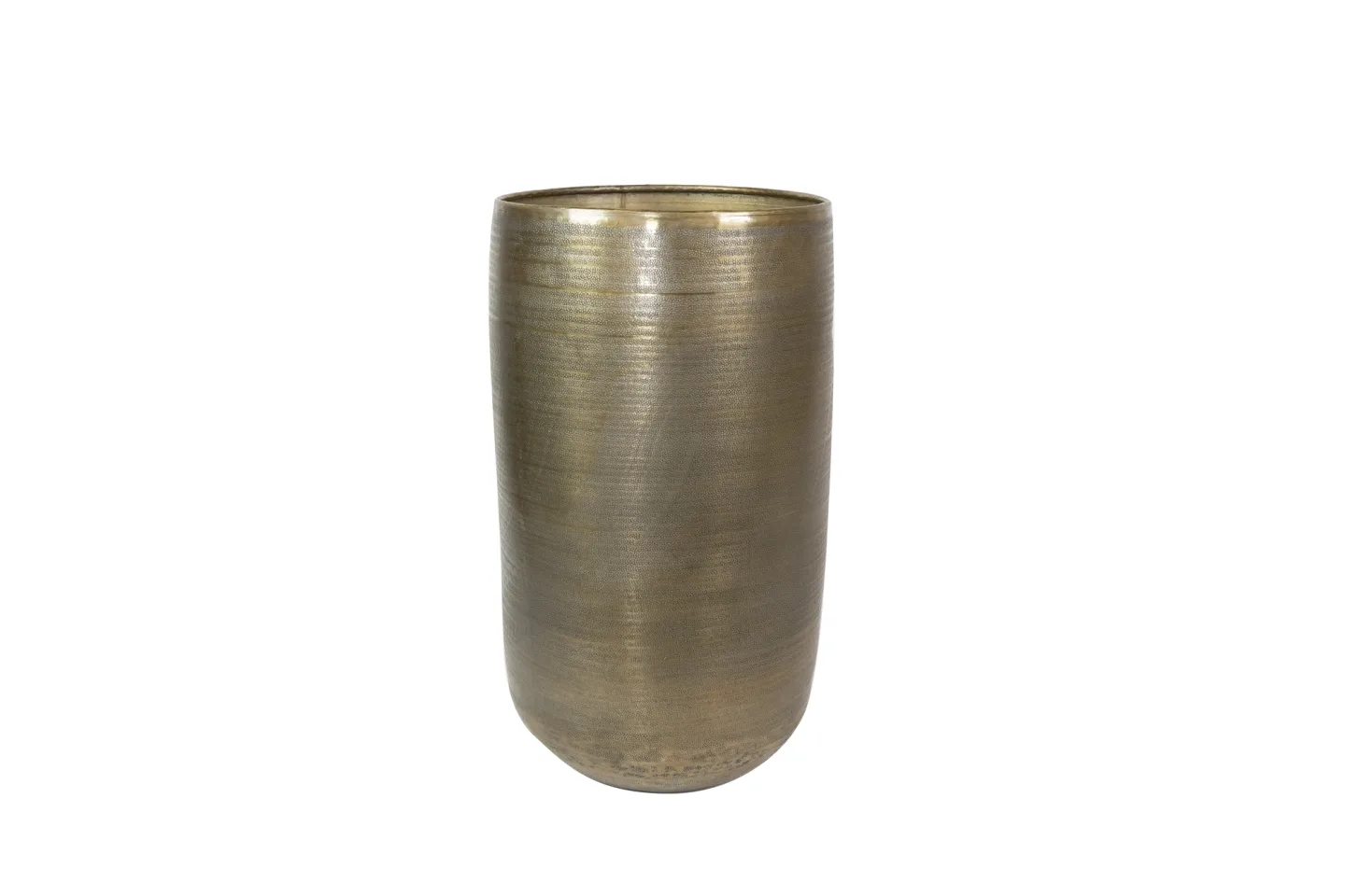 Decofinder Gefäss Rowen, Metall, Gold H: 72 cm | Schubiger Möbel