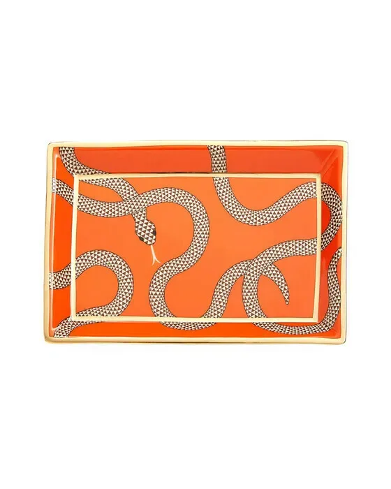 Eden Tray Rectangular Orange
