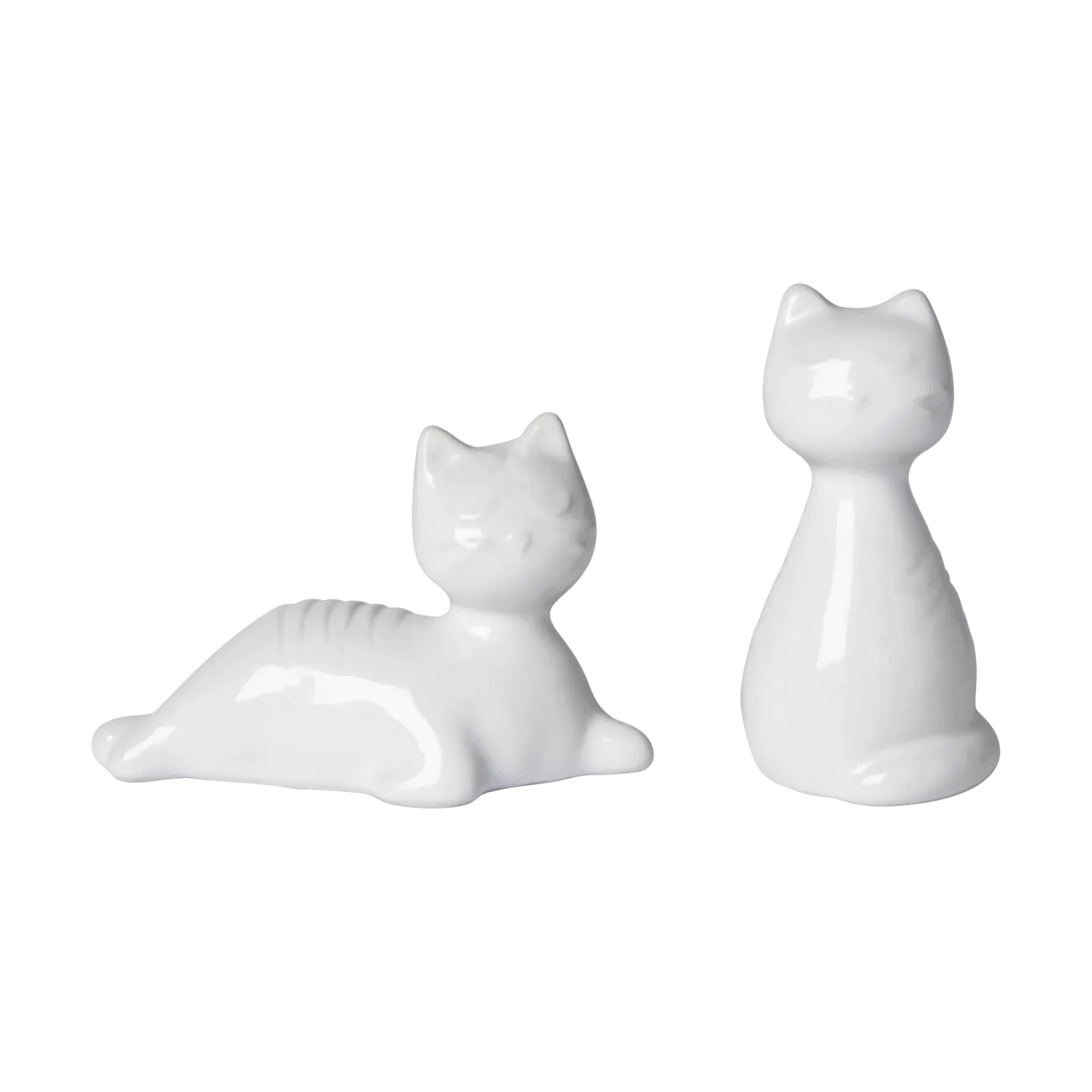 Pluto Design Katze Salz & Pfefferstreuer Weiß