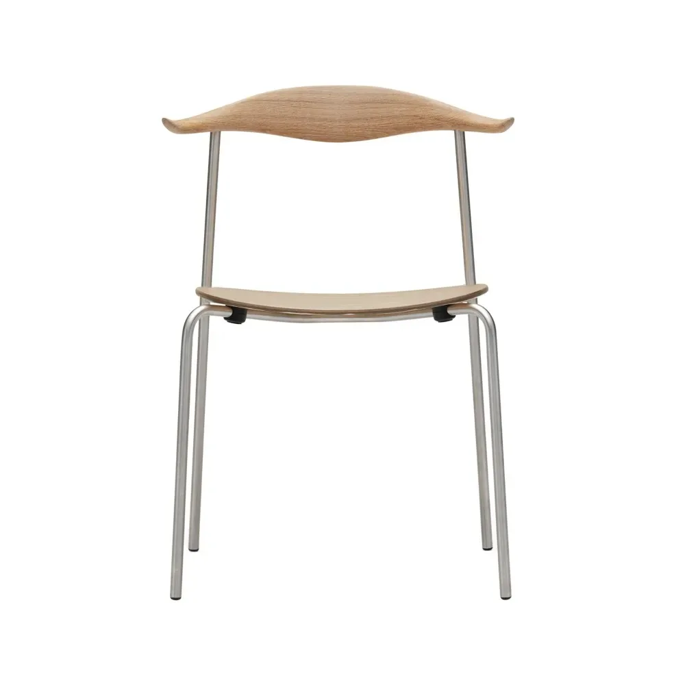 Carl Hansen & Søn CH88T stol Vitoljad ek-rostfritt stål
