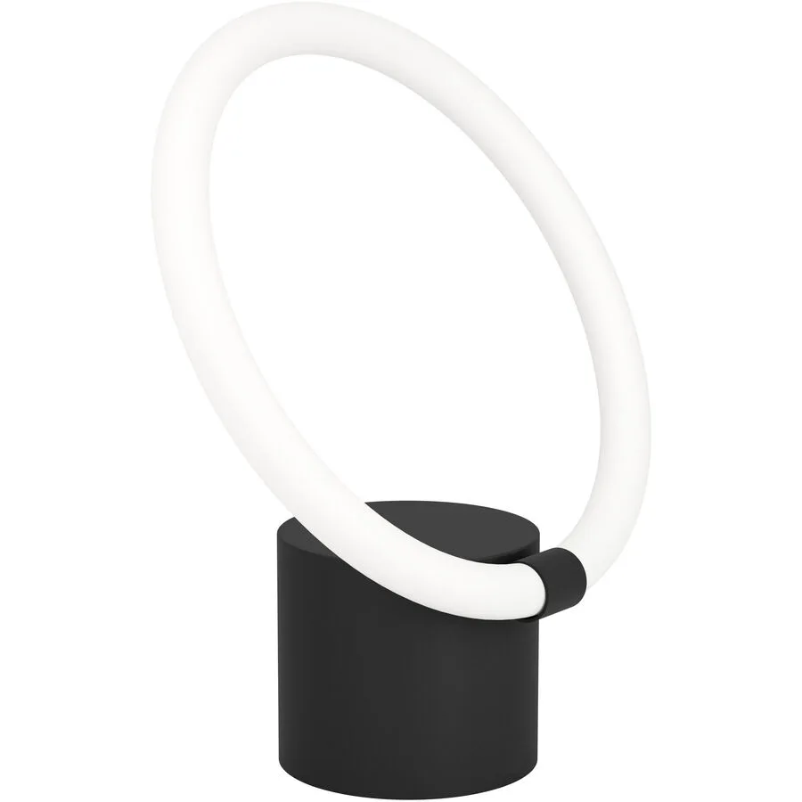 Eglo Tischlampe Caranacoa Schwarz/Weiss Stahl 5 cm 26 cm - LED - Lichtfarbe: Warmweiss - LED Energiesparlampen