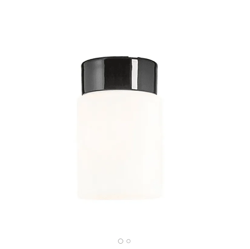 Ifö electric - Open Tina Ø10 - Badrumslampa - Svart