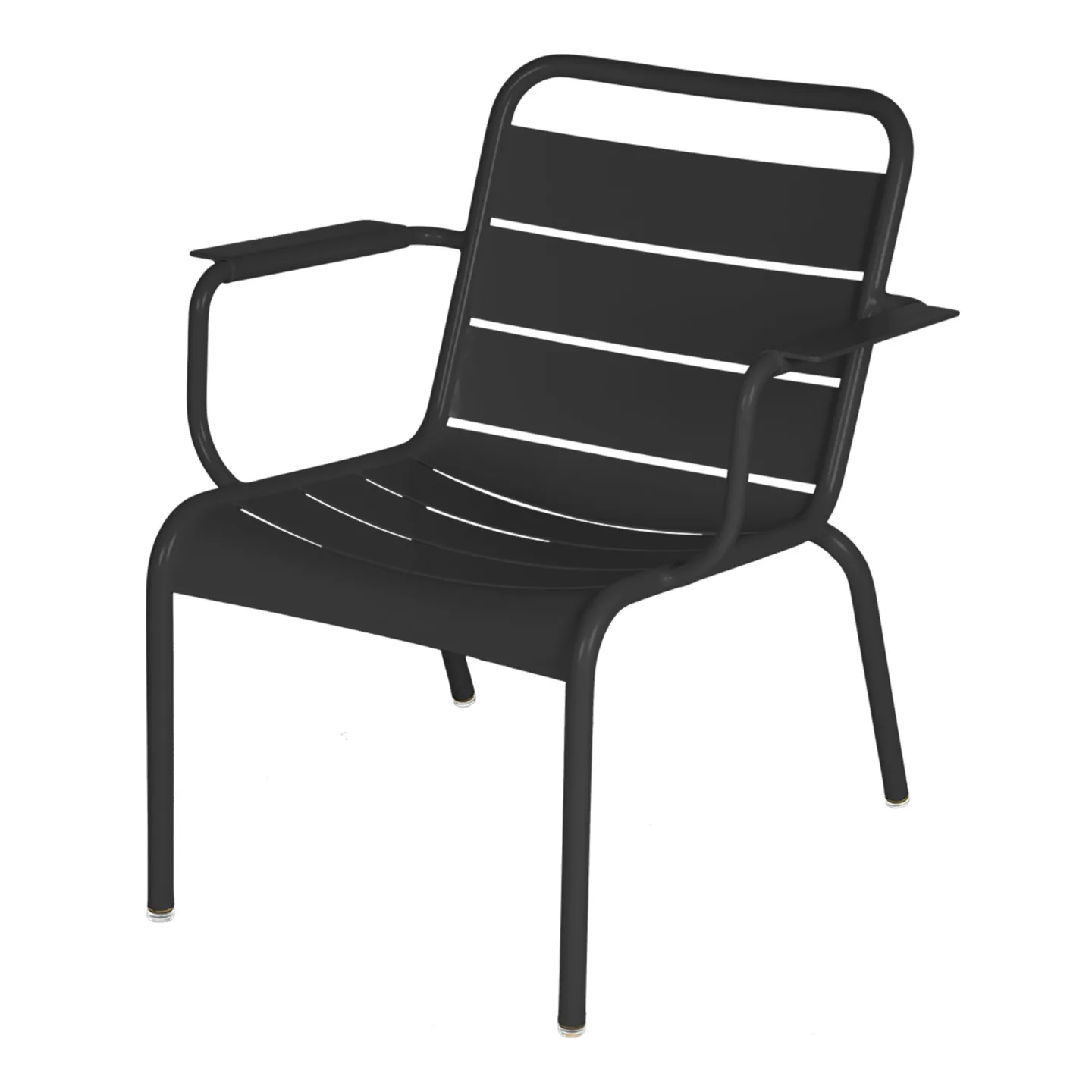 Fermob - Luxembourg Lounge Armchair Anthracite 47 - Fåtöljer utomhus - Frédéric Sofia - Grå - Metall